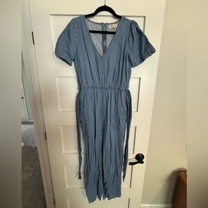 Madewell denim jumpsuit